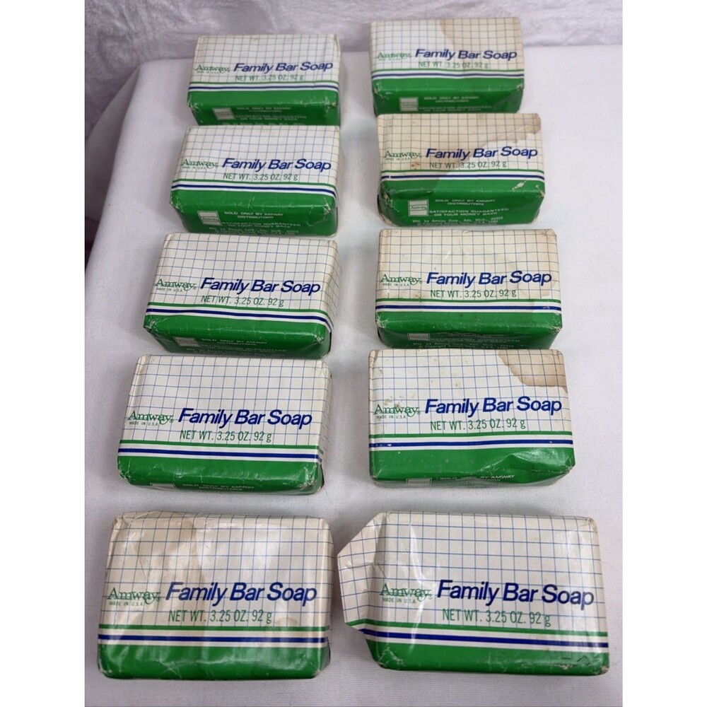 Lot of 10 Vintage Amway Family Bar Soap 3.25 oz each 1980 NEW
